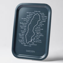 Load image into Gallery viewer, Explore Sweden, Sweden Map, Tray
