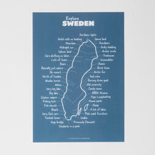 Load image into Gallery viewer, Explore Sweden, Postcard A5
