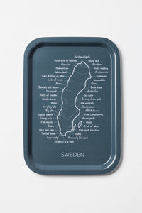 Explore Sweden, Schweden-Karte, Tablett